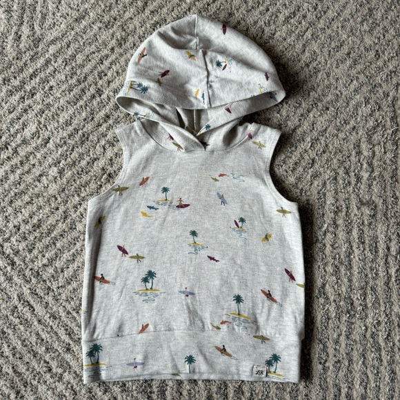 Little Road Co (formally Lulu + Roo) Sunset Orange and Surfer Outfit Bundle - Picture 2 of 12